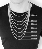 BOGO 18k White Gold Rope Chain