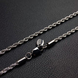 BOGO 18k White Gold Rope Chain
