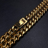 18K Gold Miami Cuban Link Chain 10mm