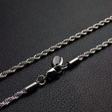 BOGO 18k White Gold Rope Chain