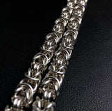 Pure Silver Byzantine Chain