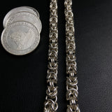 Pure Silver Byzantine Chain