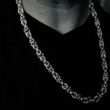 Pure Silver Byzantine Chain