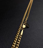 18k Gold Miami Cuban Link Curb Chain 3mm
