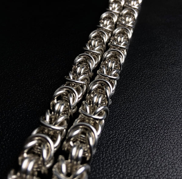 Silver Byzantine Chain - Renegade Traders