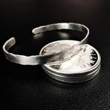 CERES Pure Silver Bracelet Custom Engraving