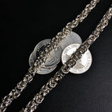 Pure Silver Byzantine Chain